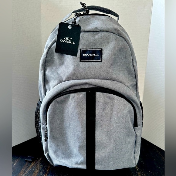 O'Neill Bags New Oneill Instinct Backpack Gray With Water Bottle